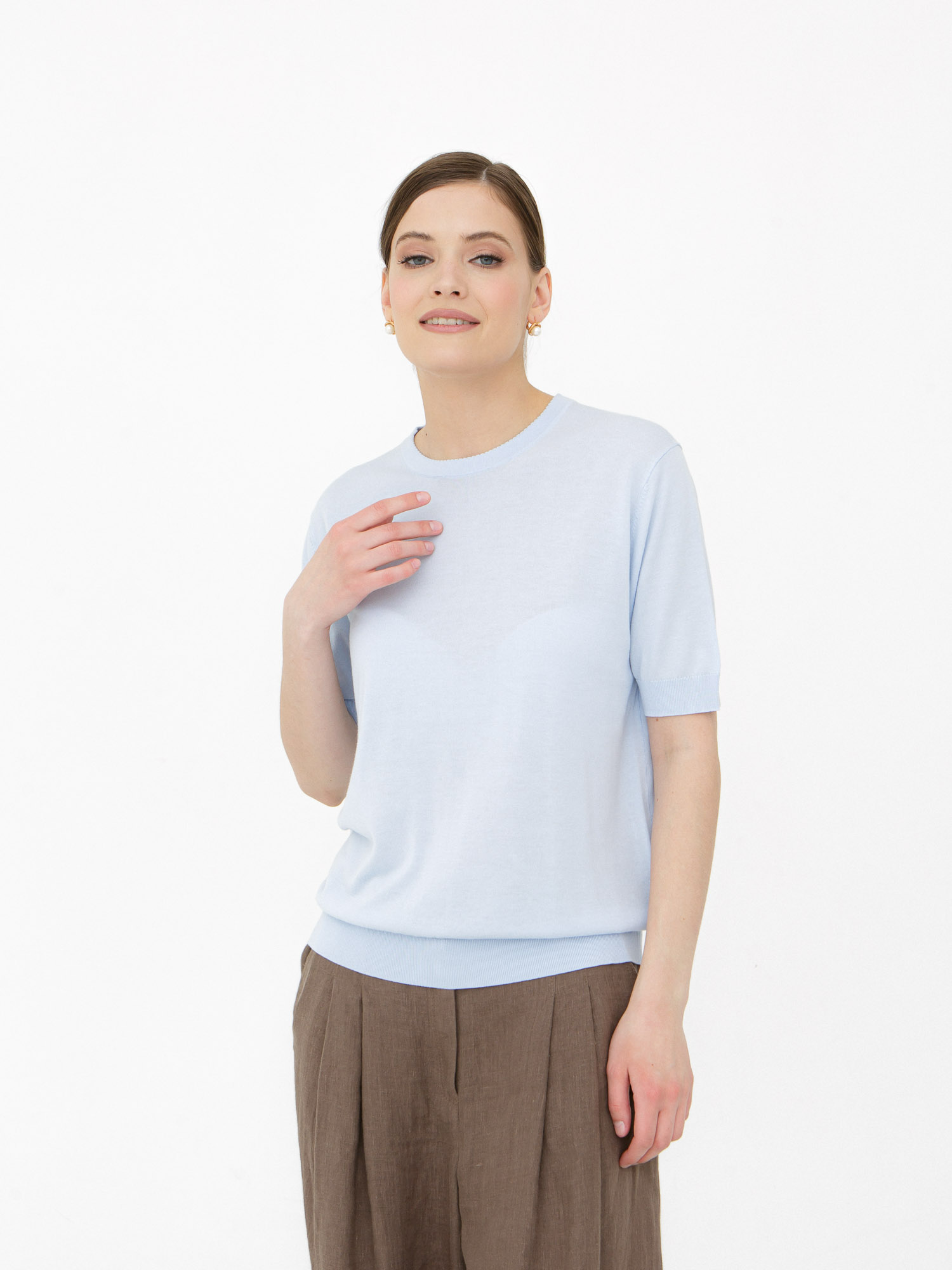 Джемпер ДЖ-31004 голубой 4695₽