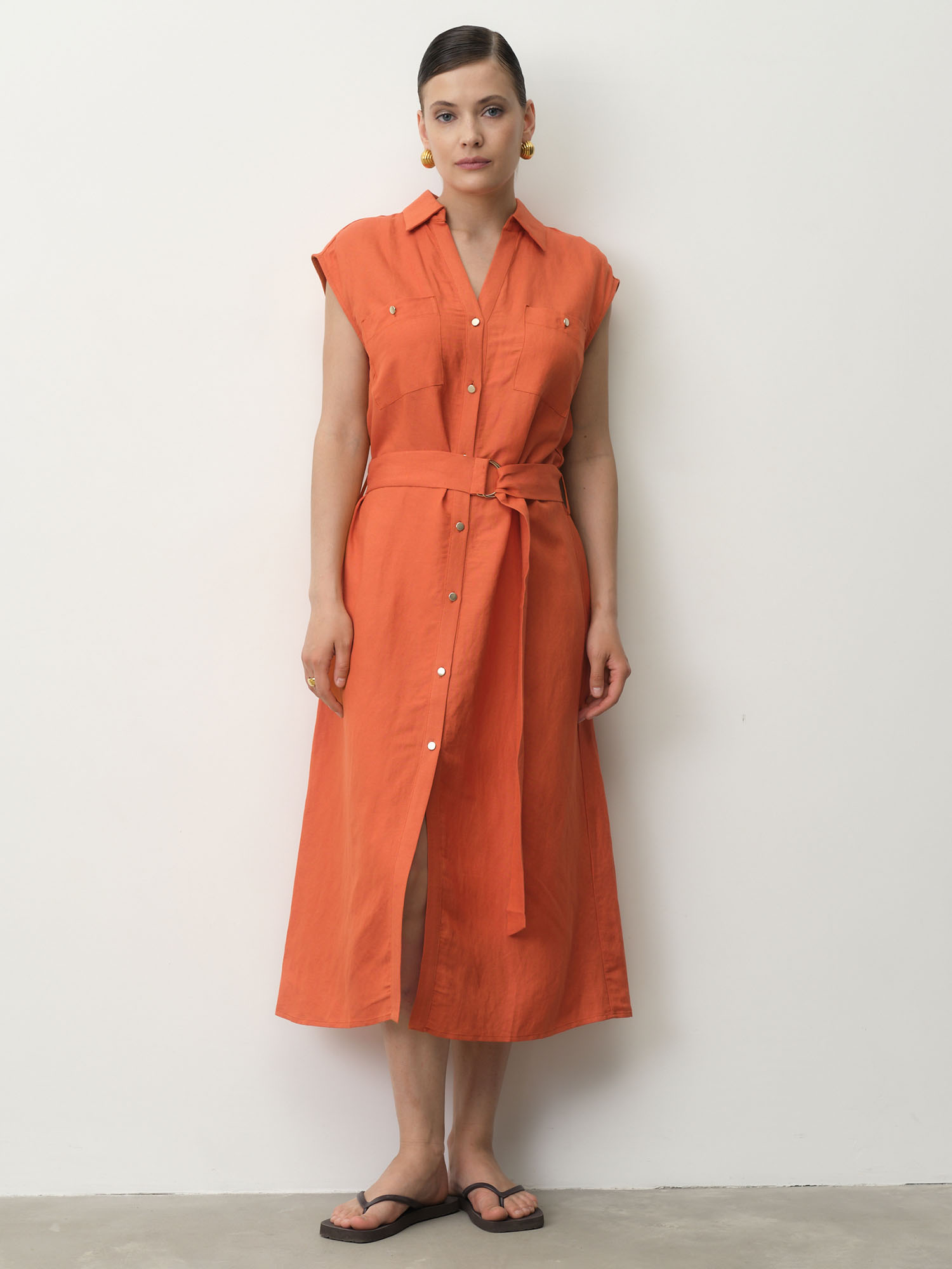 Платье женское С-52038-ПЛ-3024 терракотовое 7995₽