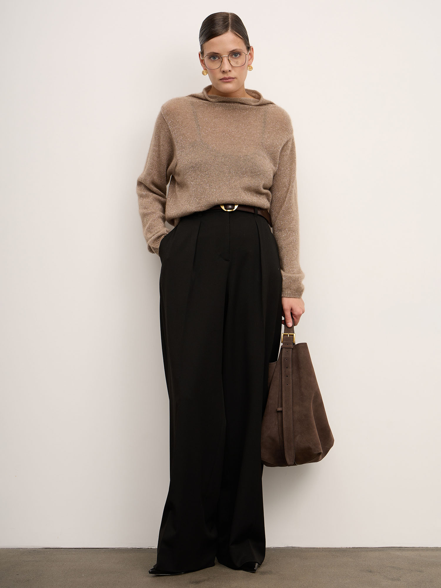 Джемпер из кашемира женский 08-24-200-0C капучино