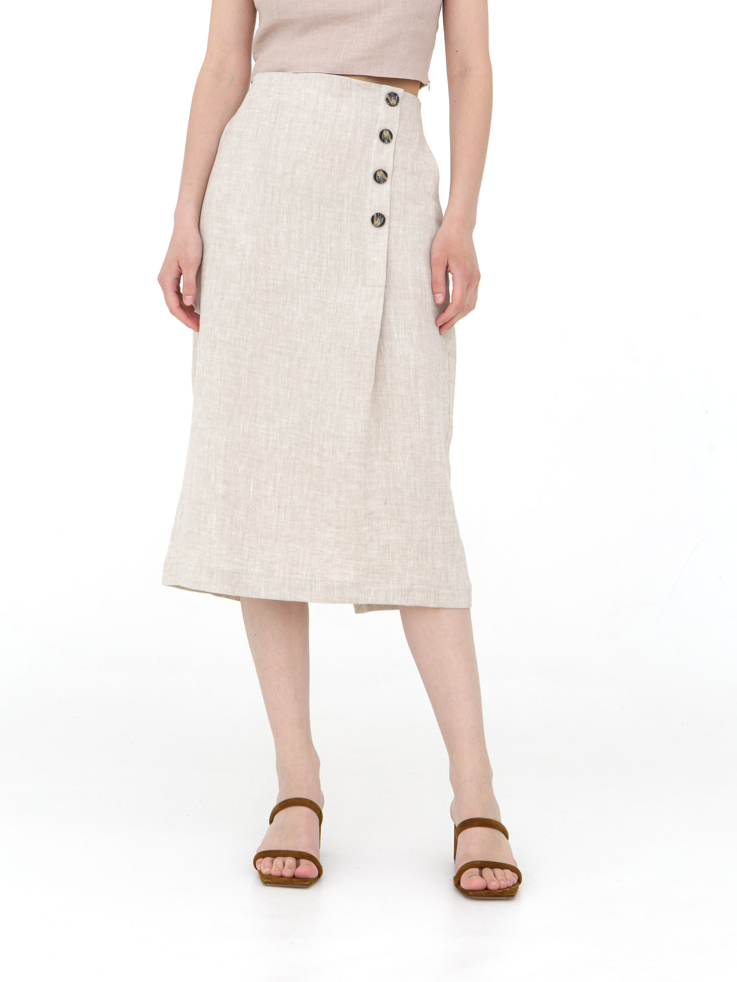 Юбка 2300-1906-02 бежевая 4795₽