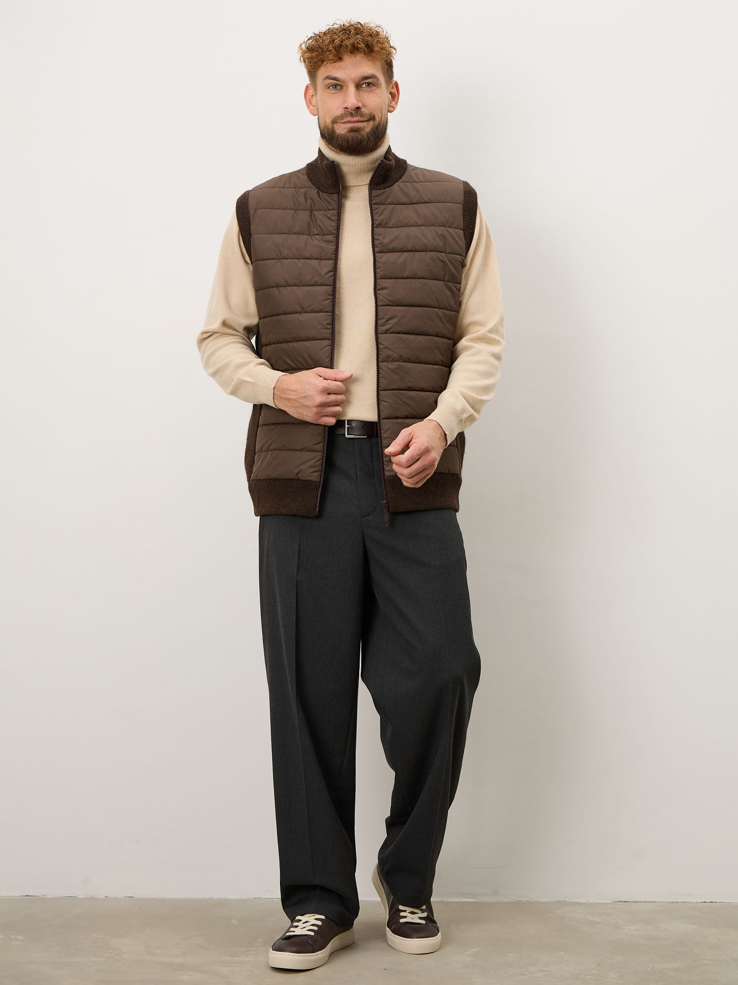 Жилет из пуха яка 16135 мужской ТК 30555₽