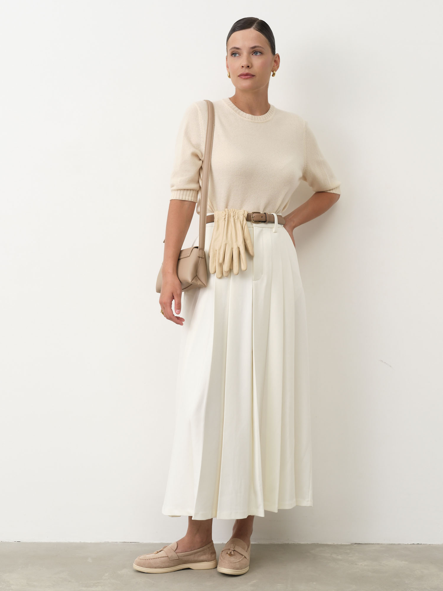 Джемпер из кашемира 17087 кремовый 26451₽