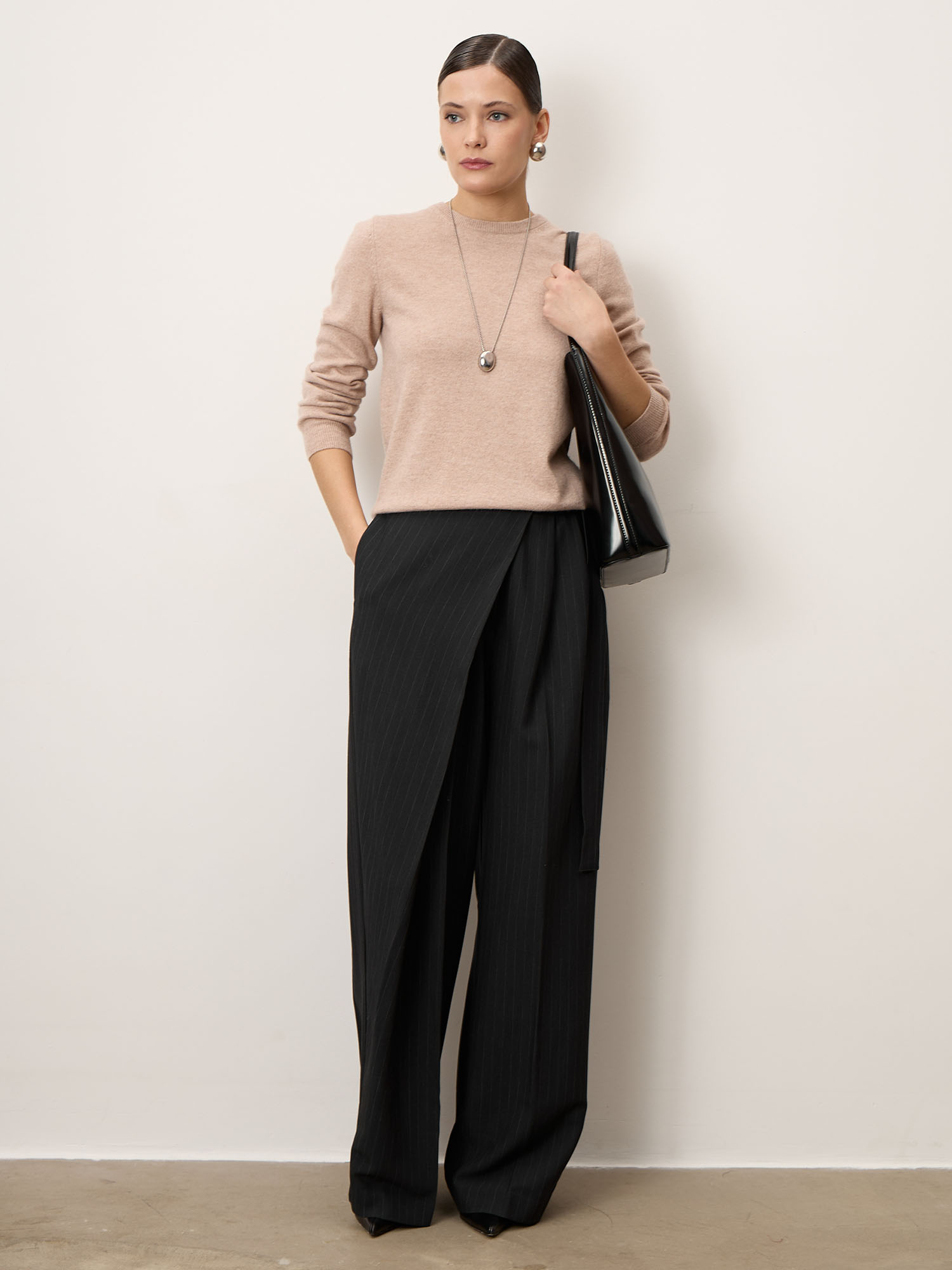 Джемпер из кашемира женский 01-21-001-0C розовый 17055₽