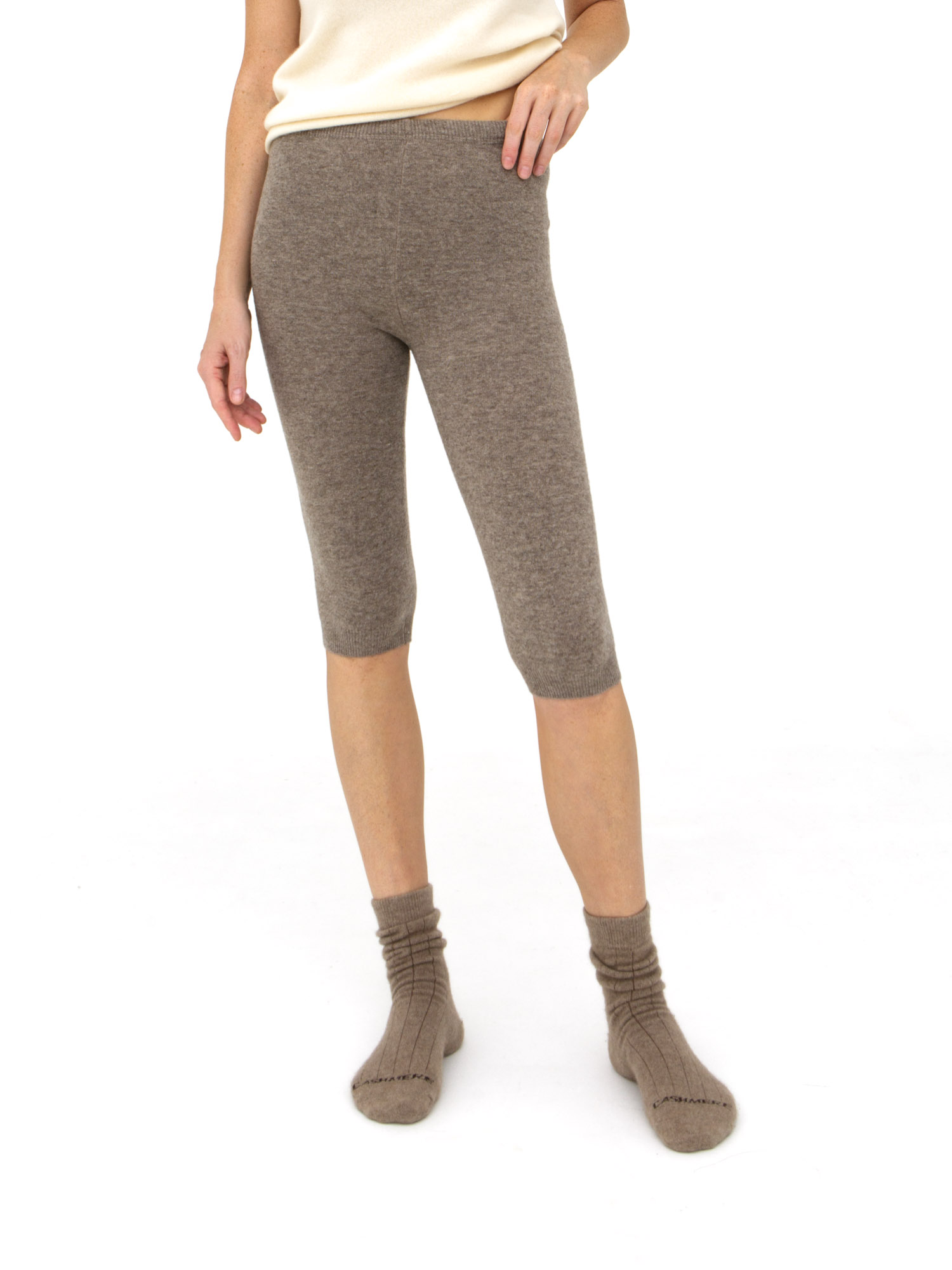 Шорты из шерсти серо-коричневые бриджи 3051₽