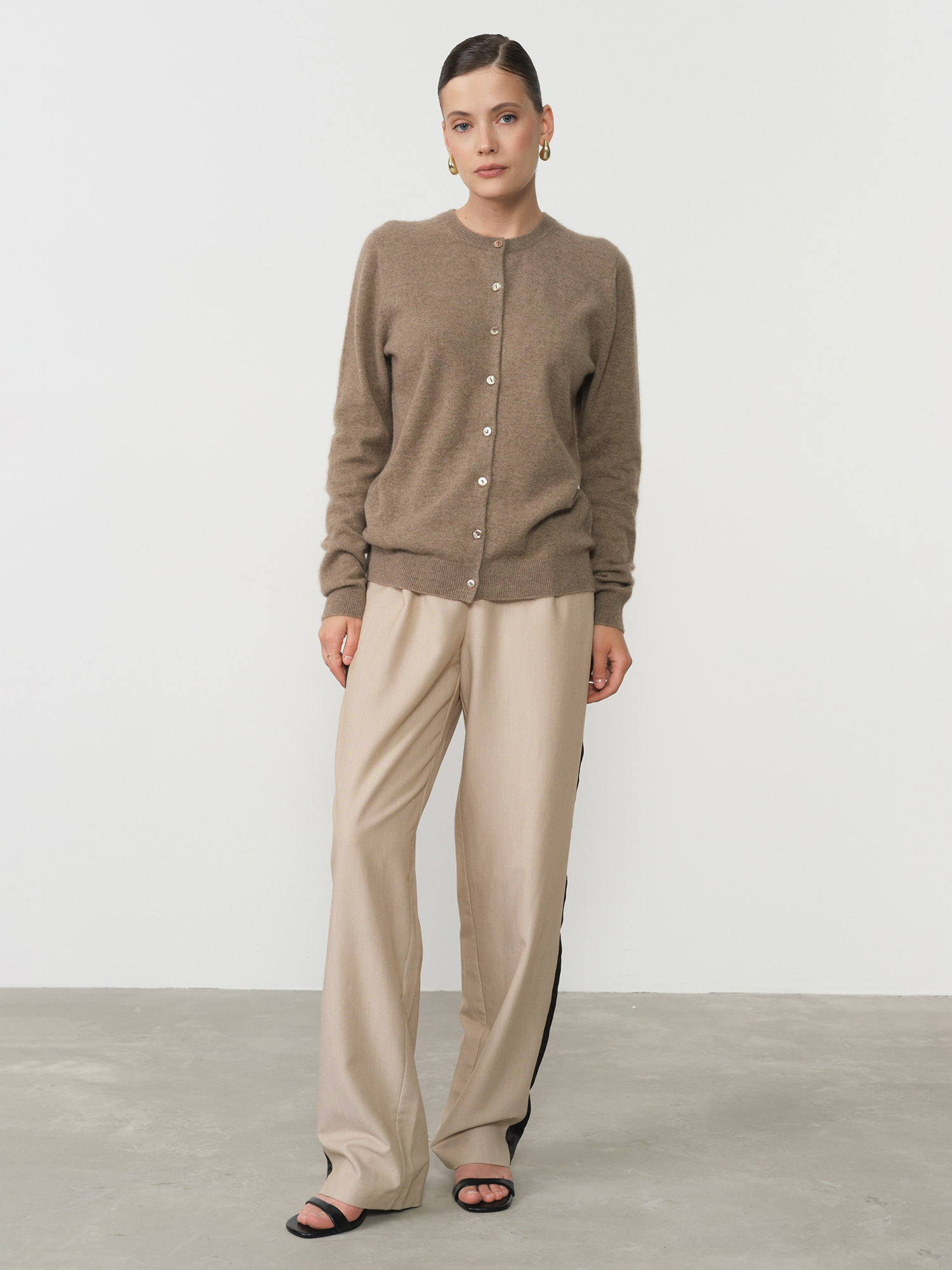 Кардиган из кашемира KW021011-E капучино 57 26181₽