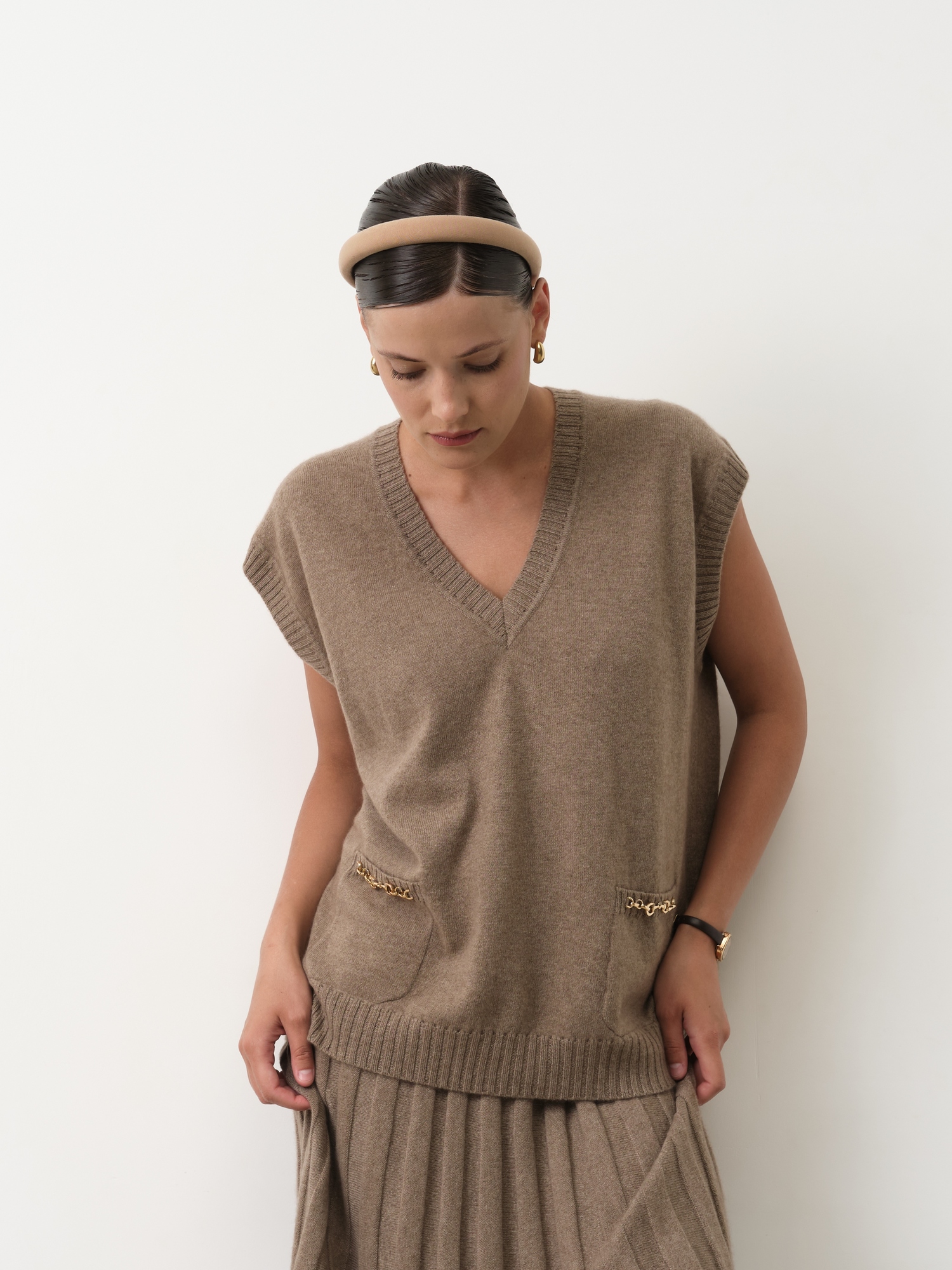 Джемпер из кашемира 06127 капучино 29961₽