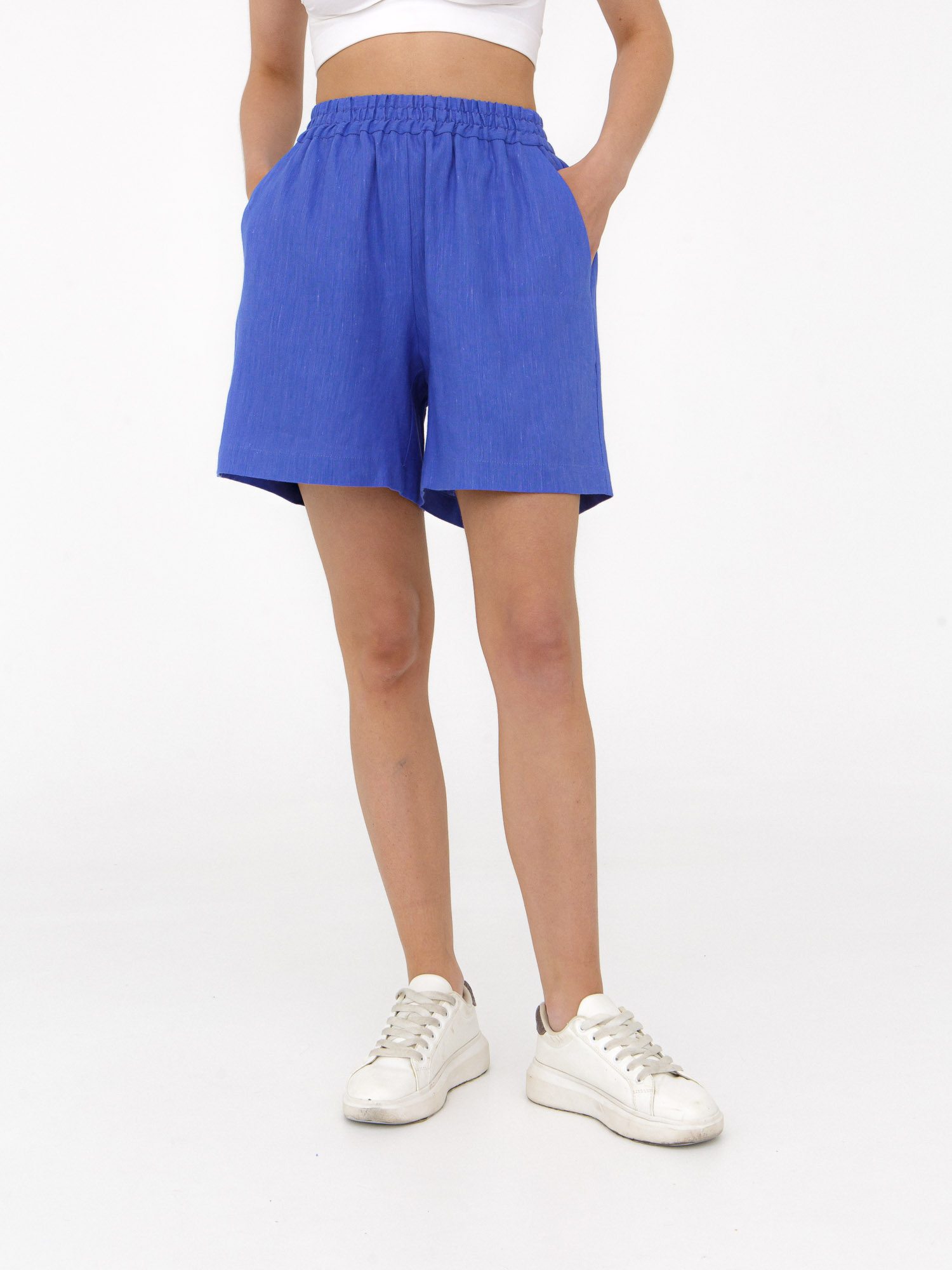 Шорты женские КЛ-7729-ИЛ23 василек 2845₽