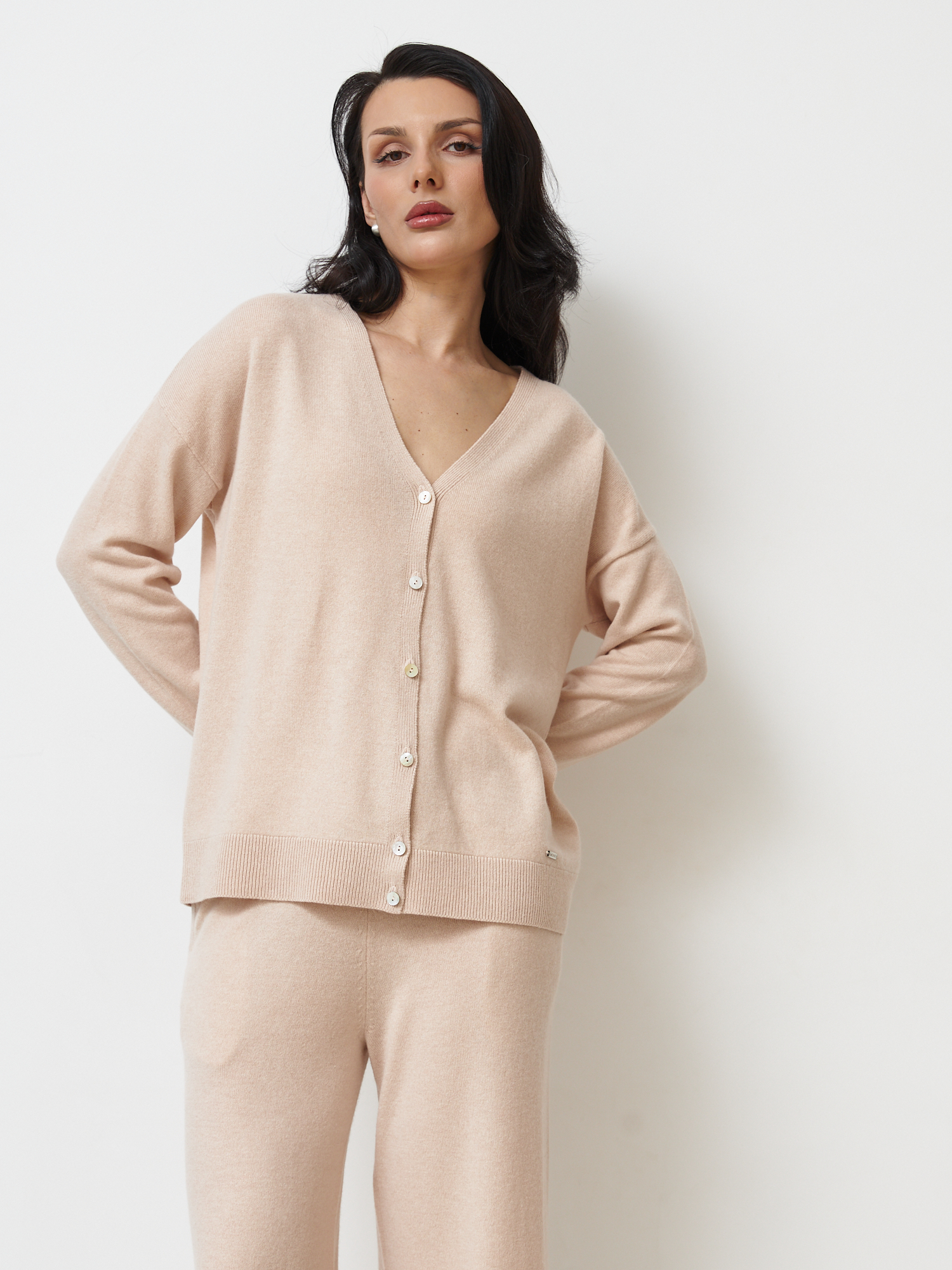 Кардиган из кашемира 08397 жасмин 30152₽