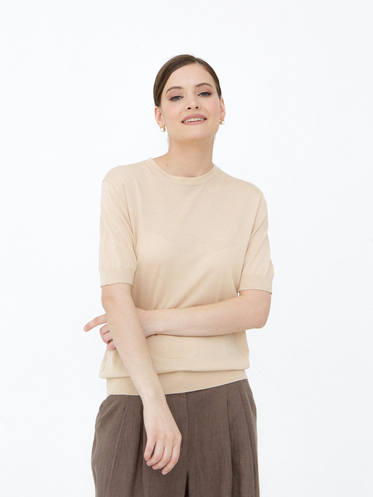 Джемпер ДЖ-31004 бежевый 4695₽