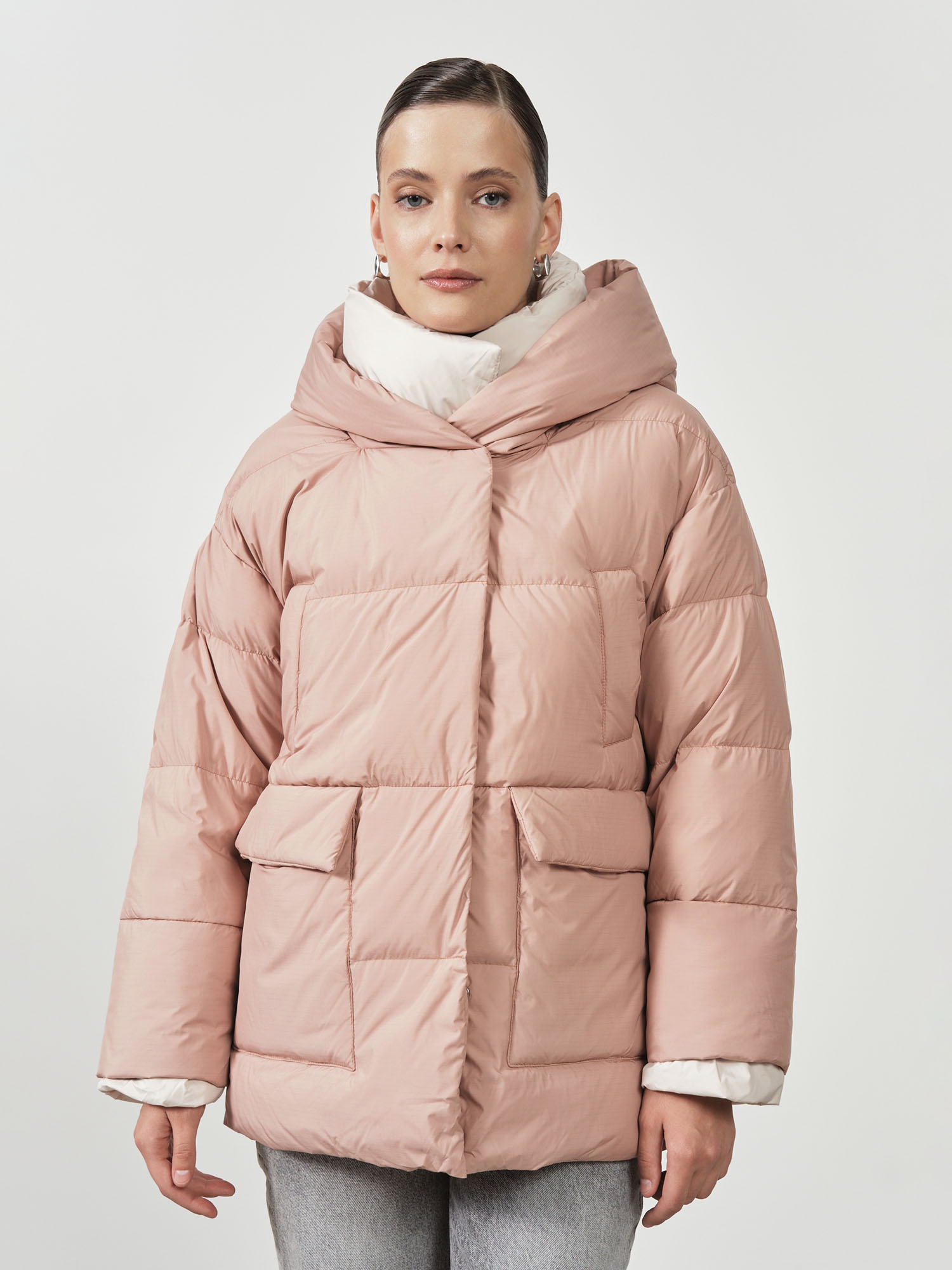 Куртка женская 32017 пудровая 18123₽