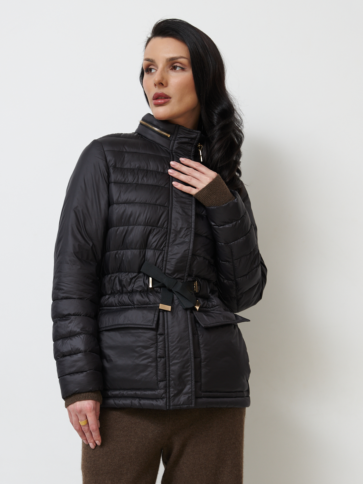 Куртка женская 1У-41010-902 черная 9793₽