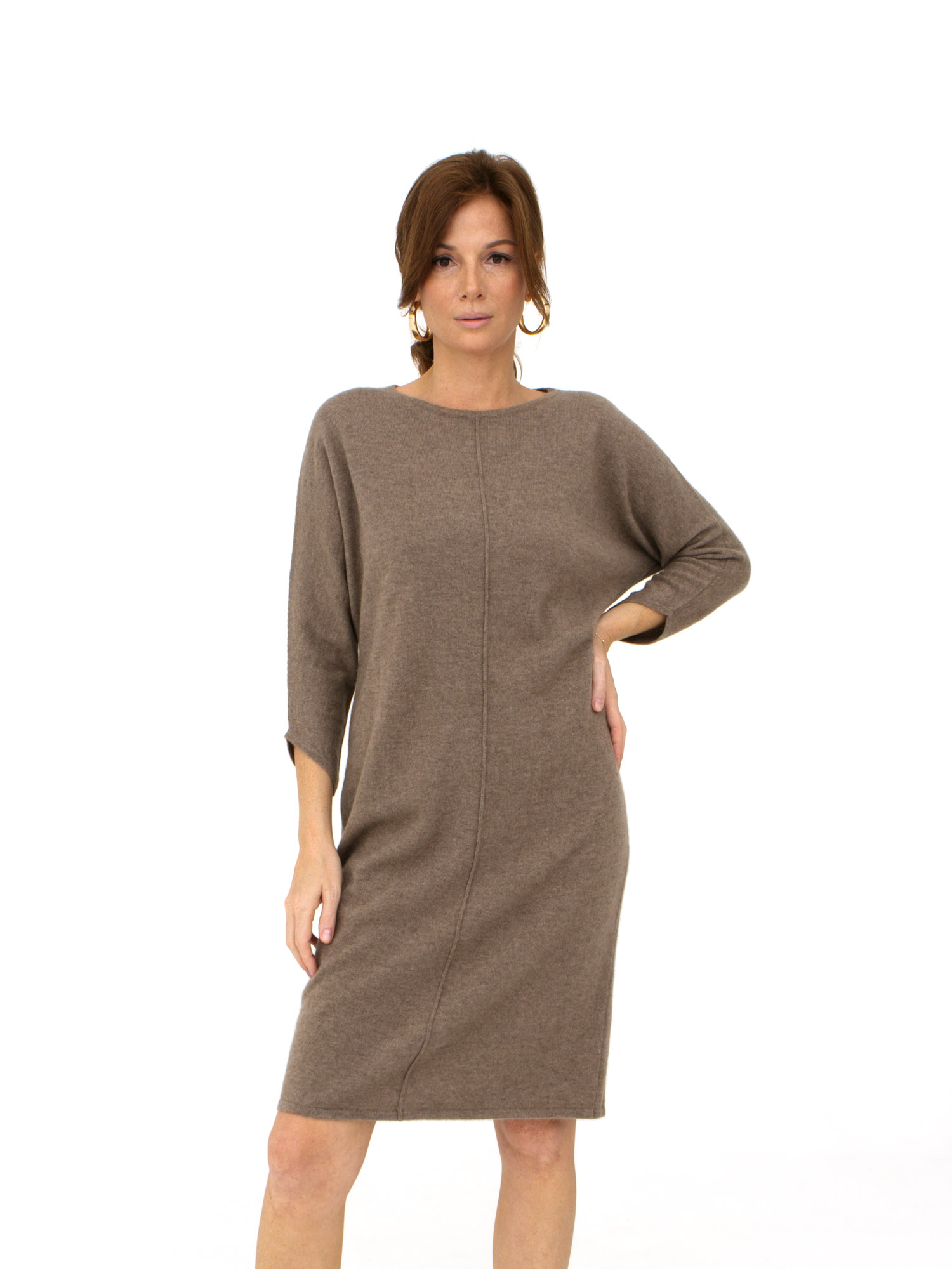 Платье кашемировое 9058 капучино 32571₽