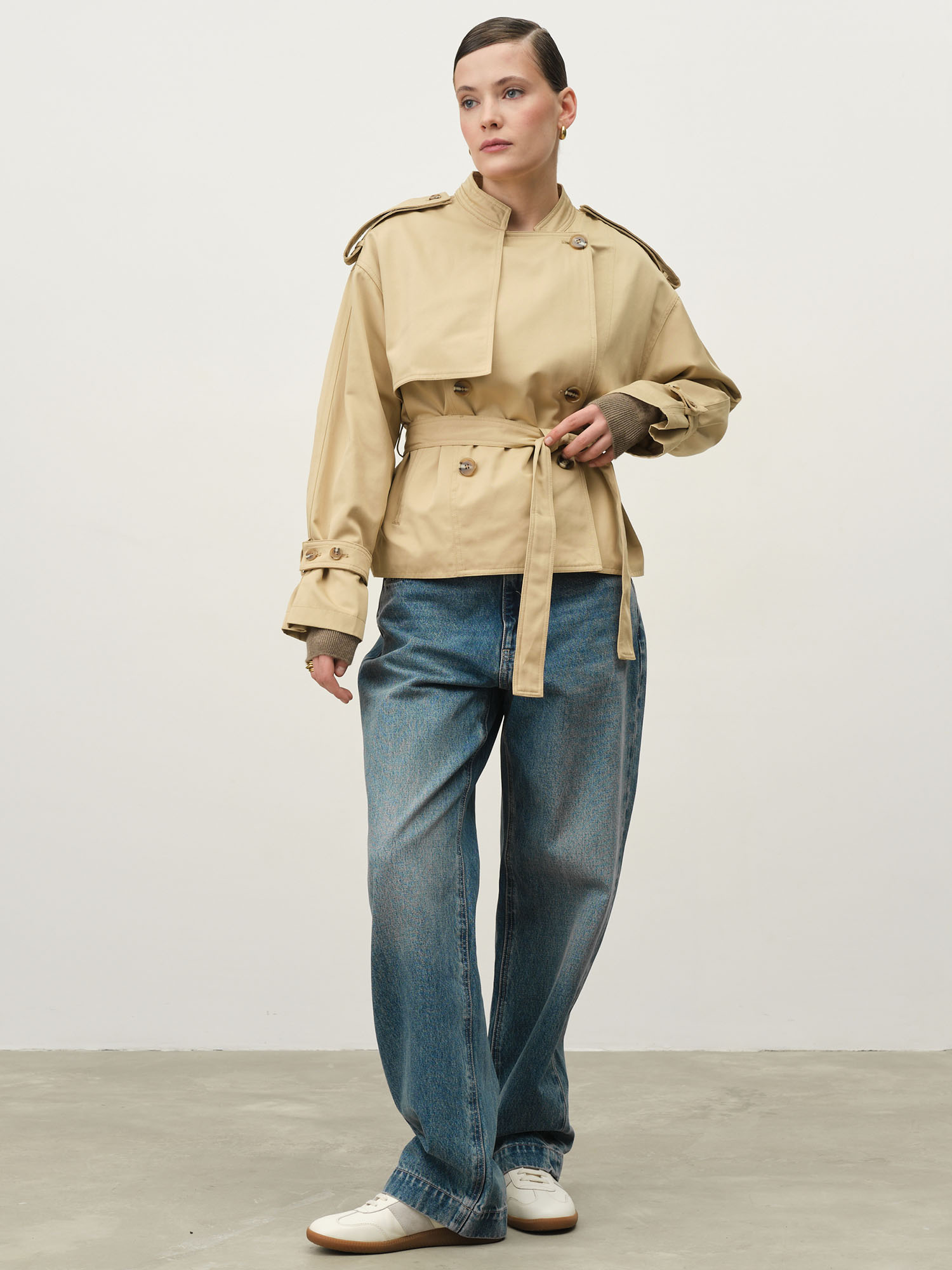 Плащ женский 1-51011-9724 песочный 11333₽