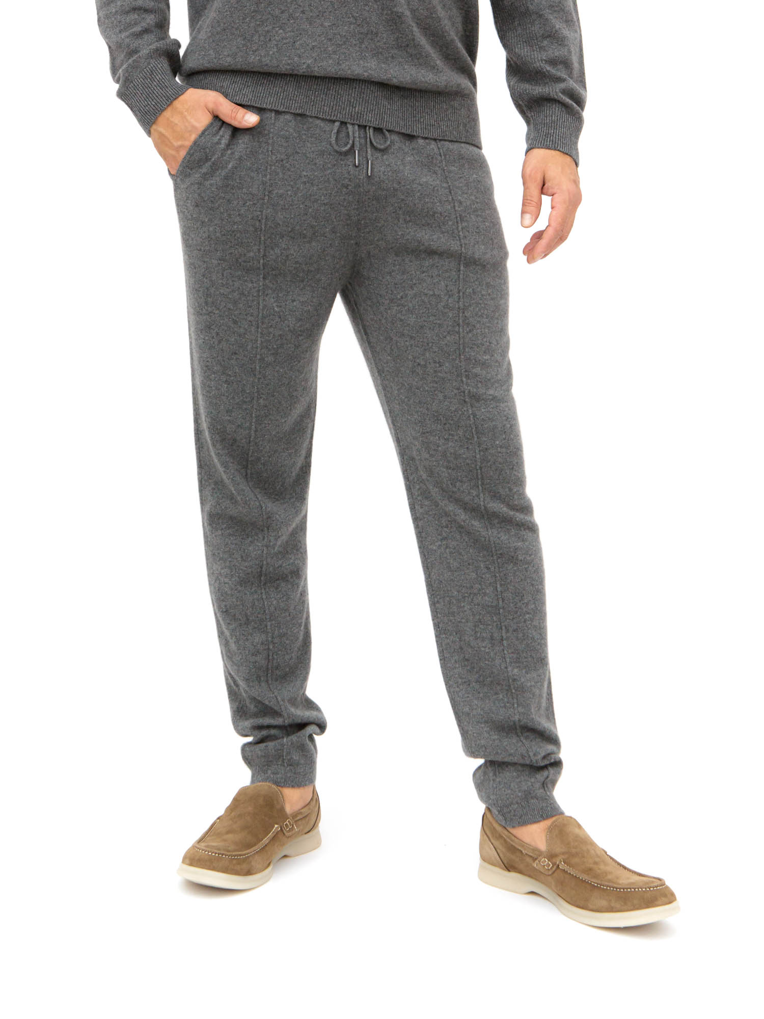 Брюки мужские из кашемира KM150972 графит 40455₽