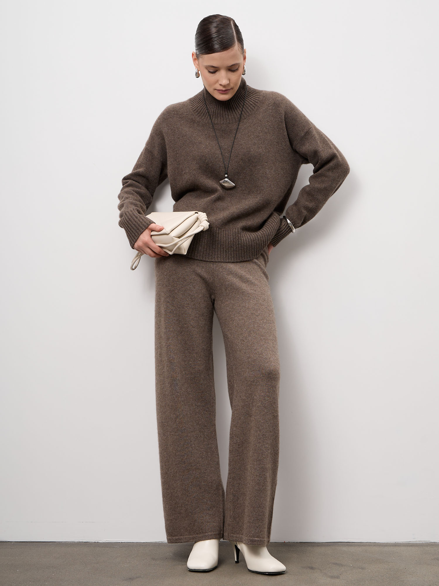 Свитер из пуха яка 5138 меланж 22050₽