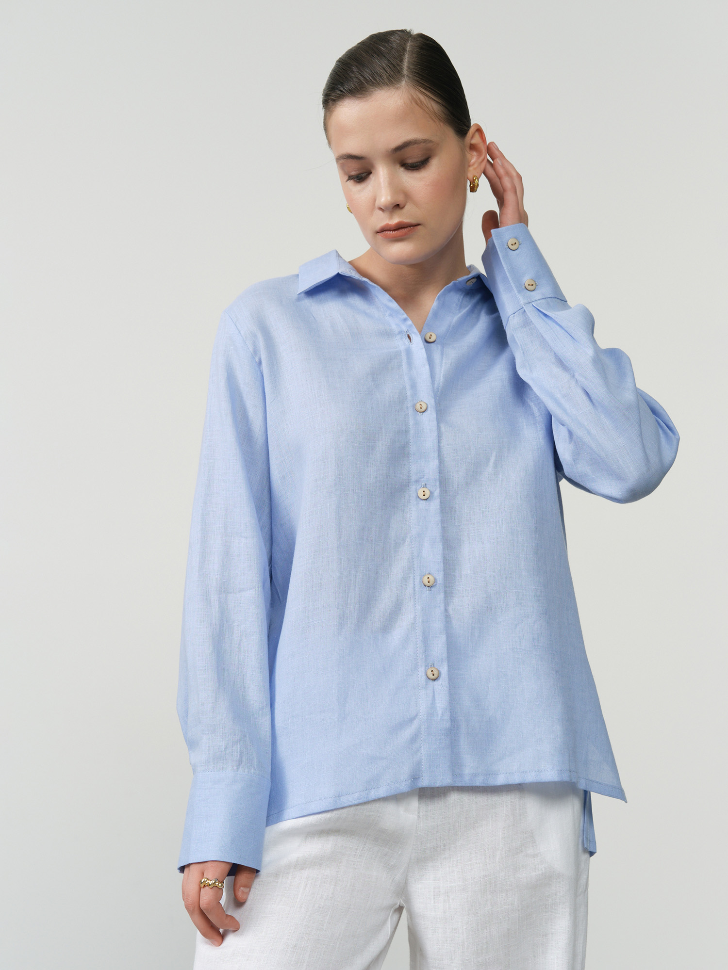 Жакет из льна Ж148ТВ цикорий 3945₽