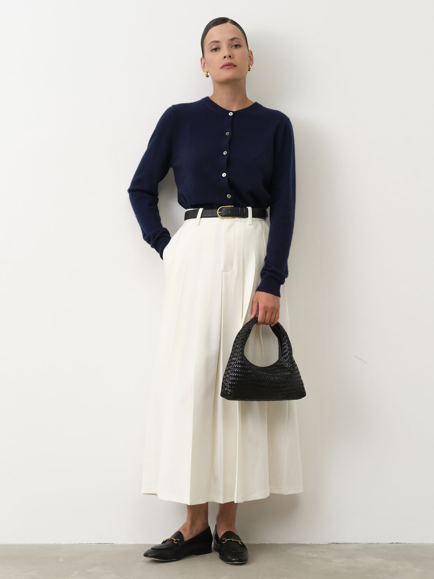 Кардиган из кашемира 08179 синий 21141₽